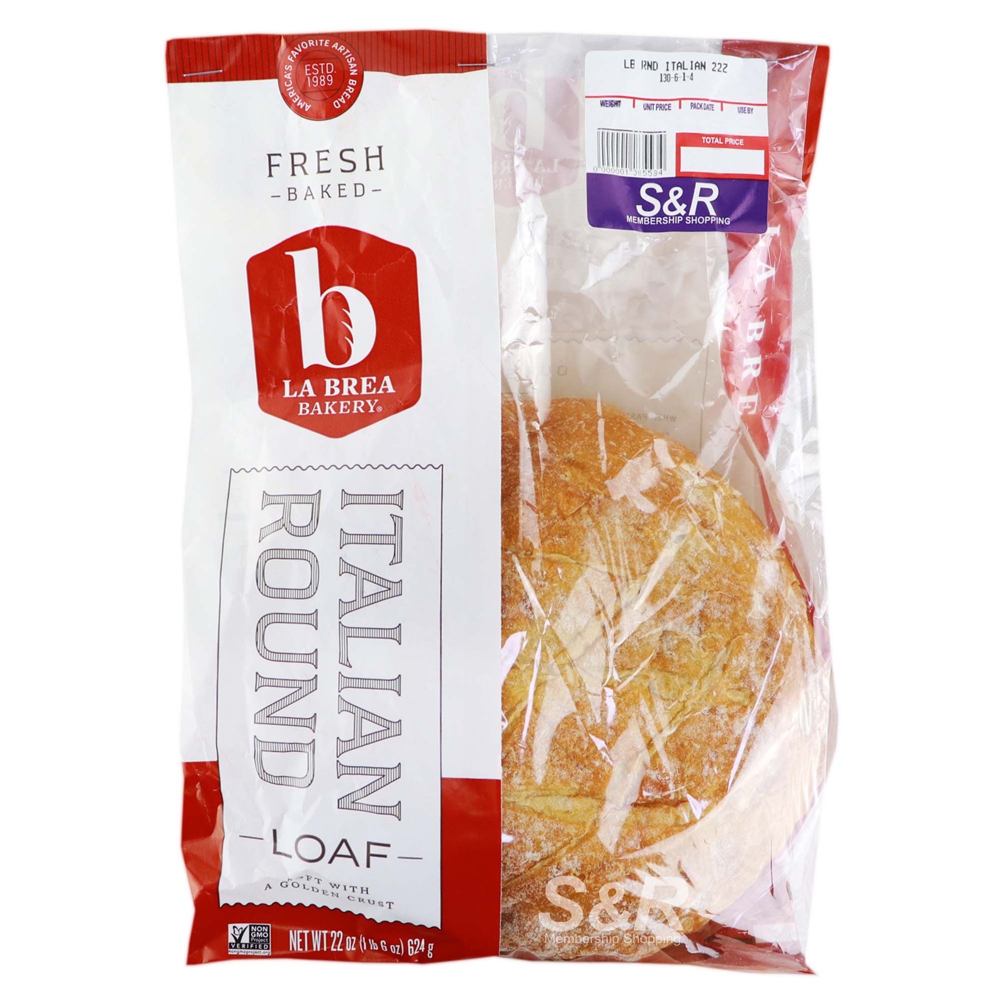 La Brea Bakery Italian Round Loaf 624g La Brea Bakery Italian Round Loaf 624g